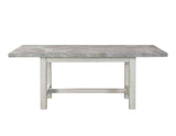 Canova 5-Piece 78-inch Gray Marble Dining Set (Table & 4 Side Chairs)