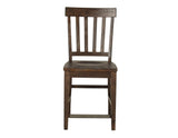 Cayla 24" Counter Stool, Dark Oak