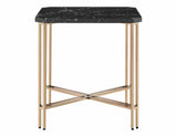 Daxton Faux-Marble Top End Table