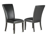 Finley Black PU Side Chair (Pack of 2)