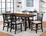Halle 5-Piece Counter Dining Set (Counter Table & 4 Counter Chairs)