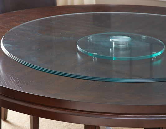 Avenue 40-inch Lazy Susan, 12mm Triple Edge Tempered Glass