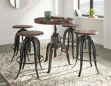 Sparrow 3 Piece Dining (Adjustable Height Table & 2 Adjustable Height Stools)