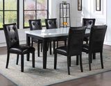 Sterling 5 Piece Faux-Marble Top Dining (Table & 4 Side Chairs)