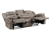 Abilene 3-Piece Manual Reclining Set, Tan