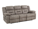 Abilene 3-Piece Manual Reclining Set, Tan