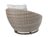Adeline Patio 3-Pack (Round Side Table &  2 Swivel Accent Chairs)