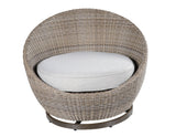 Adeline Patio 3-Pack (Round Side Table &  2 Swivel Accent Chairs)