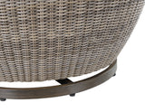 Adeline Patio 3-Pack (Round Side Table &  2 Swivel Accent Chairs)