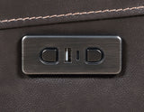 Alexandria Power Leather Reclining Sofa, Chocolate