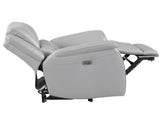 Alexandria Leather Power Recliner, Stone