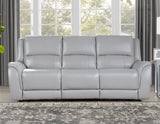 Alexandria 3-Piece Leather Reclining Set Sofa, Loveseat, Recliner, Stone