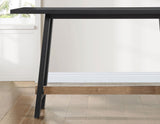 Aubrey 5-Piece 59.5" Counter Dining Set, Black Finish