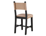Aubrey 5-Piece 59.5" Counter Dining Set, Black Finish