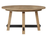 Aubrey 5-Piece 54" Round Dining Table Set, Driftwood