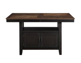 Bermuda 60-80" Storage Counter Table with 20" Leaf