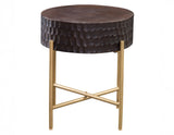 Bobbi 30" Round Solid Wood End Table