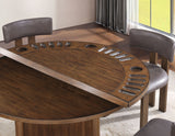 Cambridge 47.25" Dining Table with Removable Folding Game Top