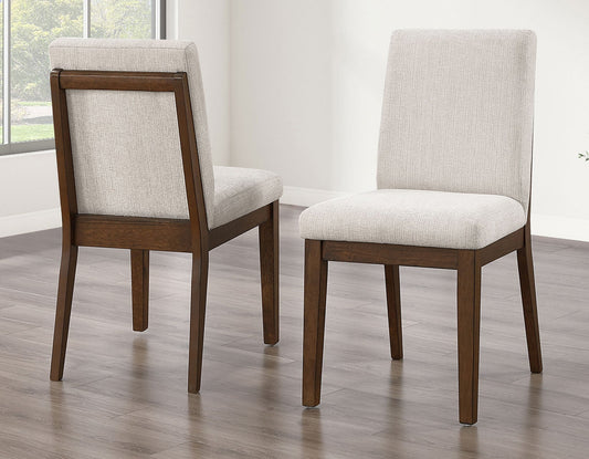 Canton 5-Piece 72" Upholstered Side Chair Dining Set