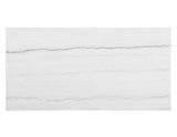 Carena 78-inch White Marble Table