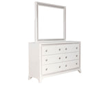 Cassie Queen Illuminating 4-Piece Glam Queen Bedroom Set