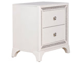 Cassie Queen Illuminating 4-Piece Glam Queen Bedroom Set