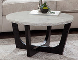 Chrissy 32″ Solid White Marble Top Coffee Table