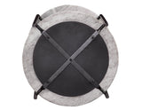 Coleen Sanwar Green Marble 18″ Round End Table