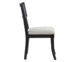Colvin 5-Piece 52-inch Round Dining Set, Black