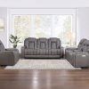 Daniel Triple Power Home Theater Immersive Entertainment Reclining Set, Leather