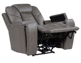 Daniel Triple Power Immersive Entertainment Leather Recliner with Built-in Speakers
