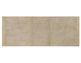 Darcy 64-82"Counter Table with 18-inch leaf, Midnight Blue and Natural Finish