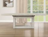 Garland 5-Piece Dining Set, Distressed Greige Finish