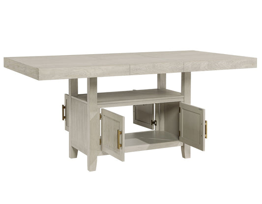 Garland 60-80" Counter Table with 20" Leaf, Greige Finish