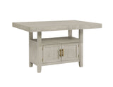 Garland 60-80" Counter Table with 20" Leaf, Greige Finish