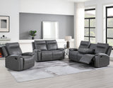 Gaston Manual Reclining Sofa with Drop-Down Console