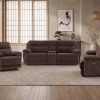 Gatlin Dual-Power Reclining, Brown Fabric