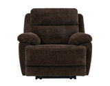 Gatlin Brown Fabric Dual-Power Recliner
