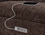 Gatlin Dual-Power Brown Fabric 6-Piece Modular Reclining Sectional
