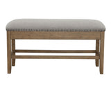 Grayson 24" Counter Storage Bench w/Nailhead Trim