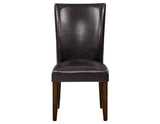 Hartford 72 inch table 7 Piece Set, Brown Chairs (Table & 6 Side Chairs)