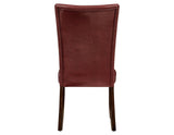 Hartford 72 inch table 7 Piece Set, Red Chairs (Table & 6 Side Chairs)