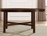 Hartford 72 inch table 7 Piece Set, Brown Chairs (Table & 6 Side Chairs)