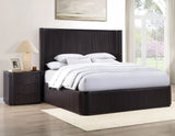 Henry Reeded King 4-Piece Bedroom Set, Espresso Finish