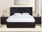Henry Reeded Queen Bed, Espresso Finish