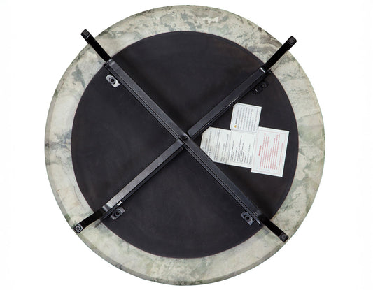Hoxley  30″ Round Green Onyx Coffee Table