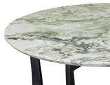 Hoxley  30″ Round Green Onyx Coffee Table