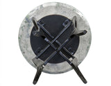 Hoxley 3-Piece Green Onyx Round Table Set