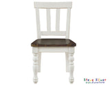 Joanna Kids 5 Piece Dining Set, Ivory and Mocha Finish