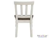 Joanna Kids 5 Piece Dining Set, Ivory and Mocha Finish